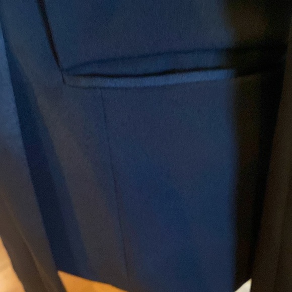 STEVE MADDEN BLACK SATIN EFFECT NECKTIE BLAZER. SZ SMALL NWT. ELEGANT. - Picture 4 of 6